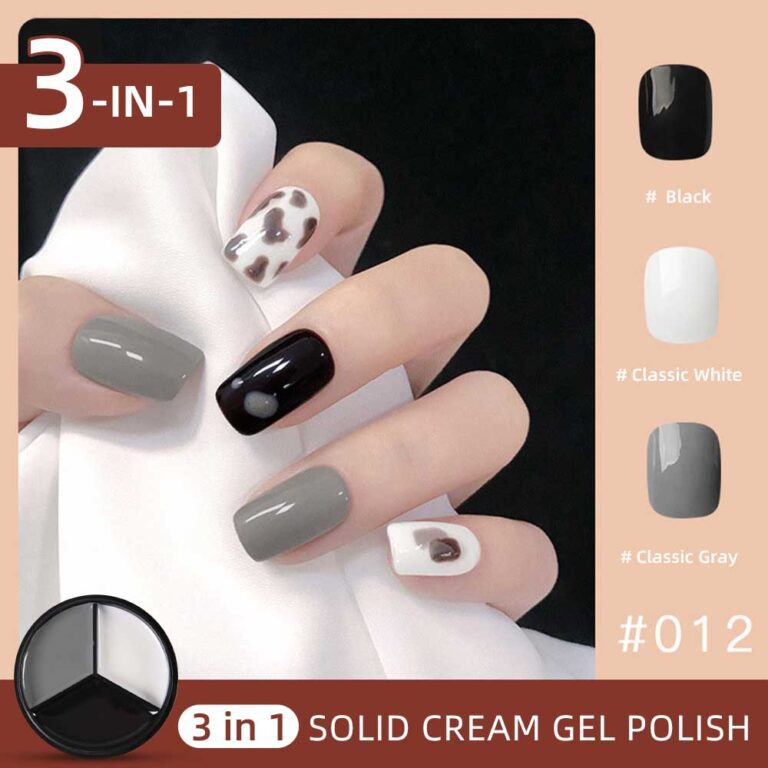 Milky White Nails  White gel nails, White nails, Cream nails
