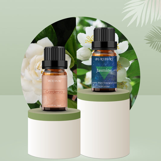 Jasmine and Gardenia Essential Oil Set 2 Pack
