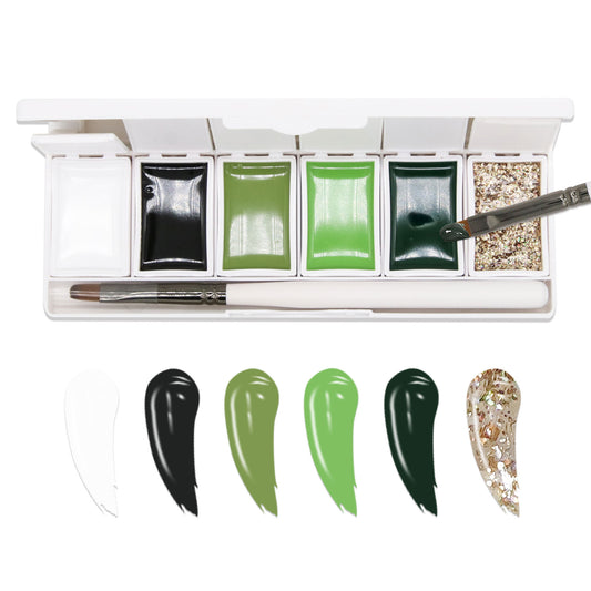 Misty Forest - 6 Colors in 1 Solid Cream Pudding Gel Polish