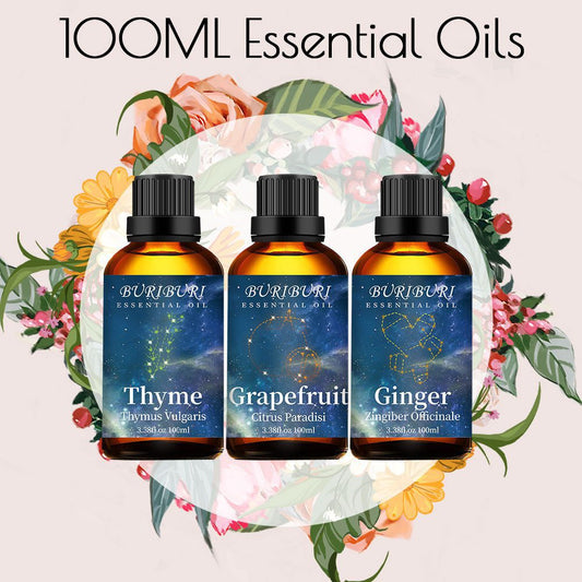 100ML Premium Grade Natural Essential Oils Single