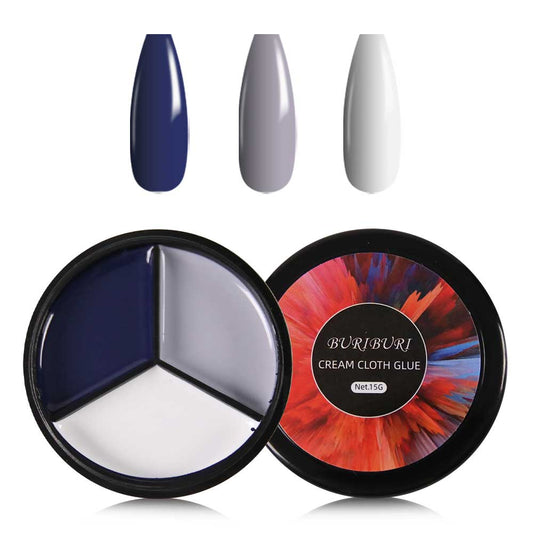 gel polish smoke gray blue light gray blue white