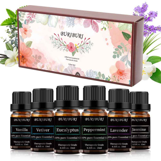 lavender, peppermint, eucalyptus,vetiver, jasmine,vanilla essential oil