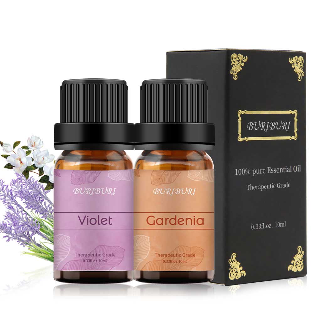 2pcs 10ml Gardenia + Violet Essential Oil Set – BURIBURI STORE