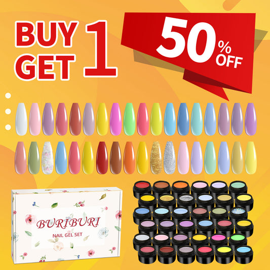 Canned Solid Cream Pudding Gel Polish Set - Total 60 Colors