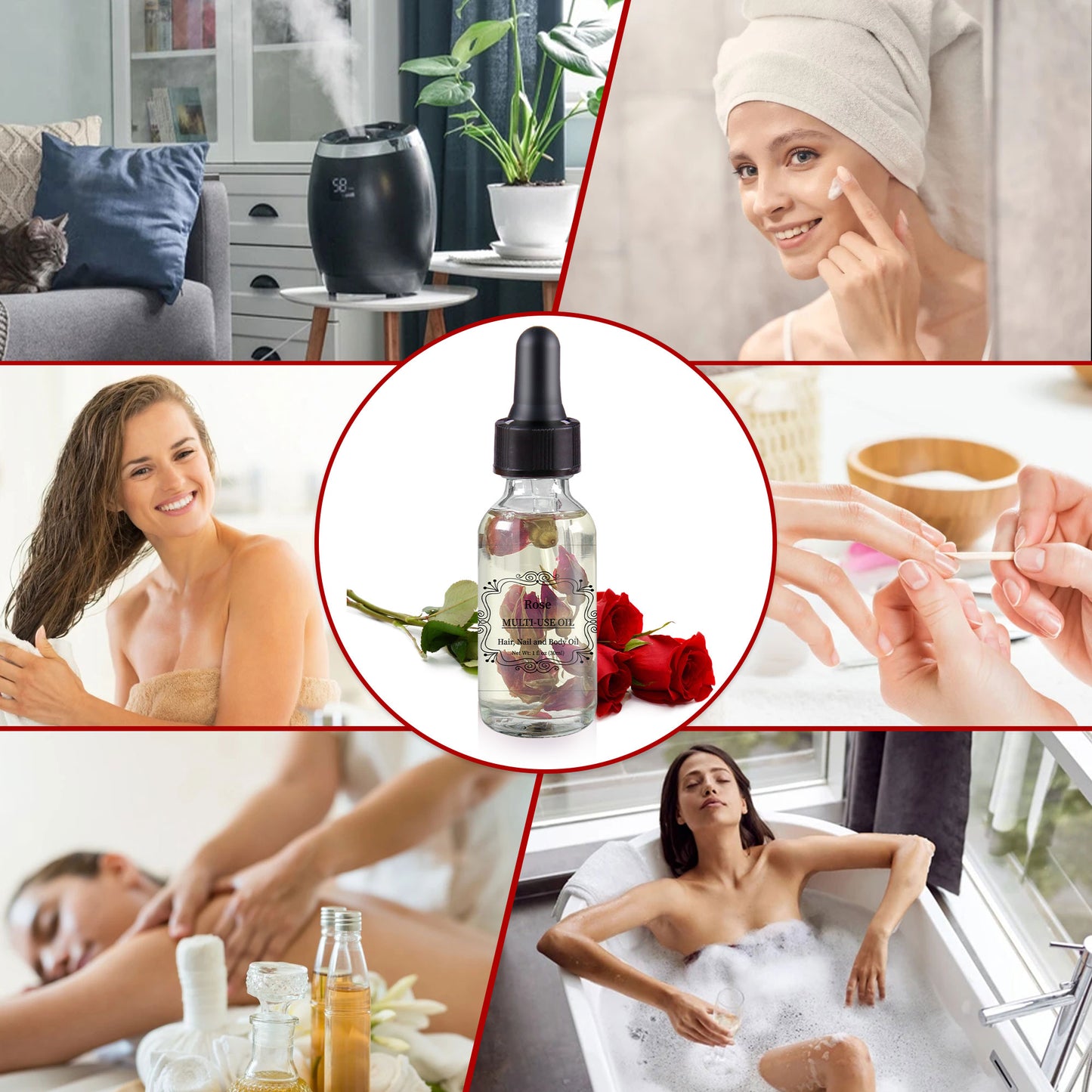 rose peony Multi-Use body Oil