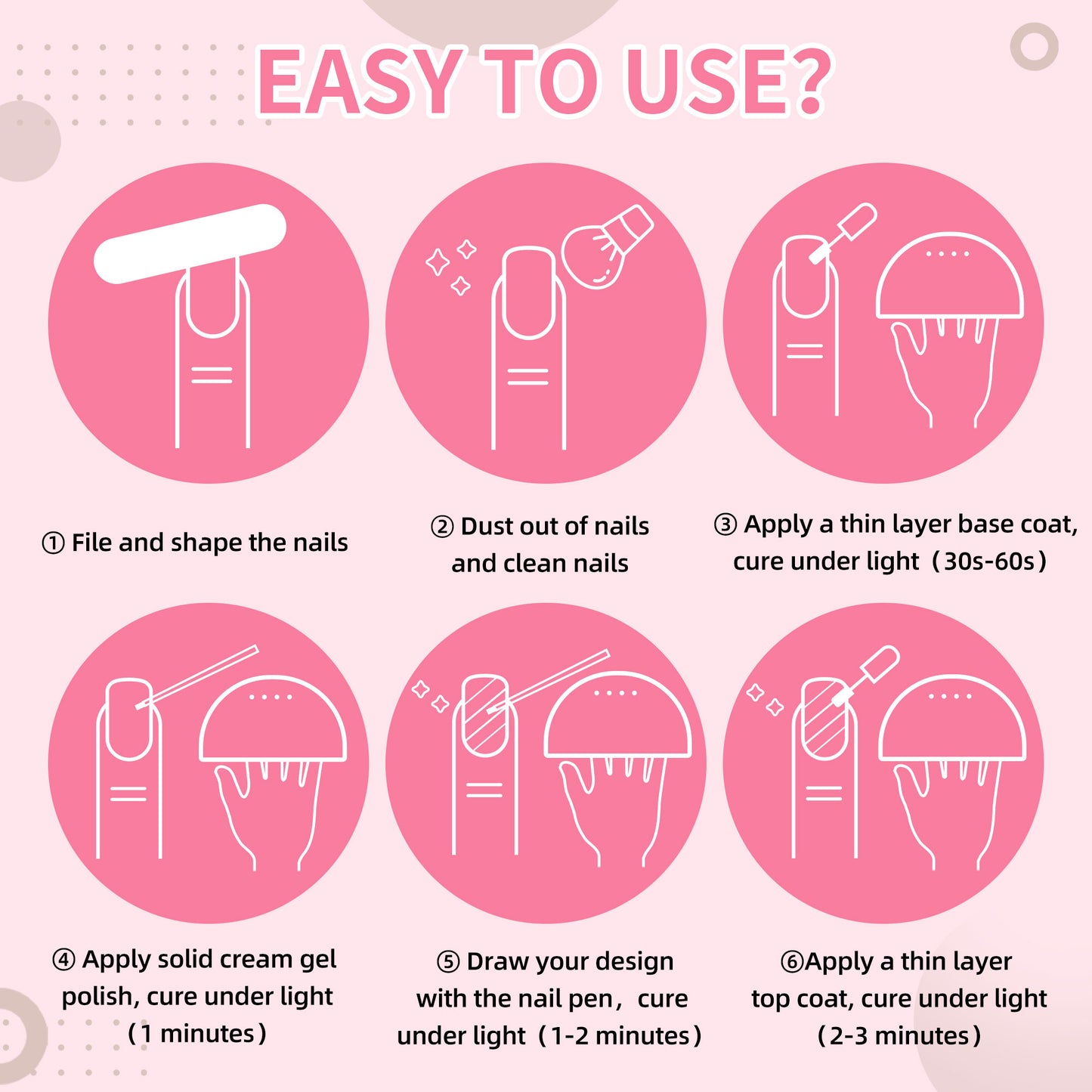 4pcs 3-Colors-in-1 Solid Cream Gel Polish 12 Colors - Ocean World