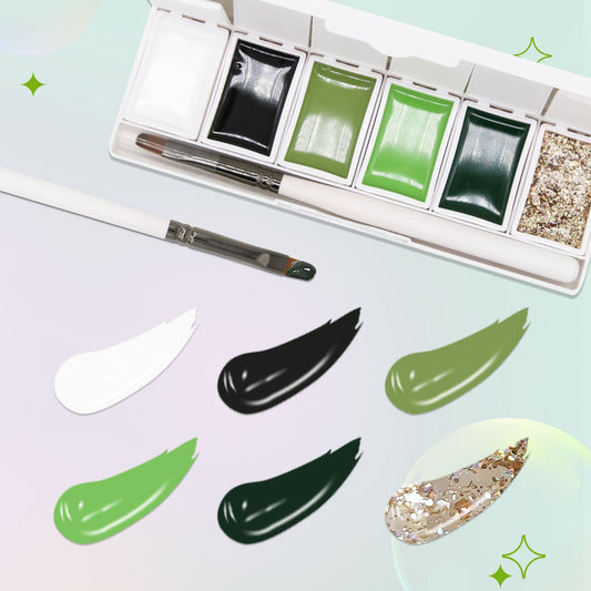 Misty Forest 6-colors-in-1 + Free 3-colors-in-1 (#20) Solid Cream Gel Polish