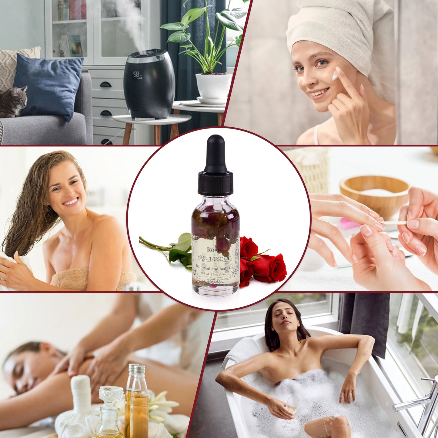 Rose Flower Multi-Use Body Oils