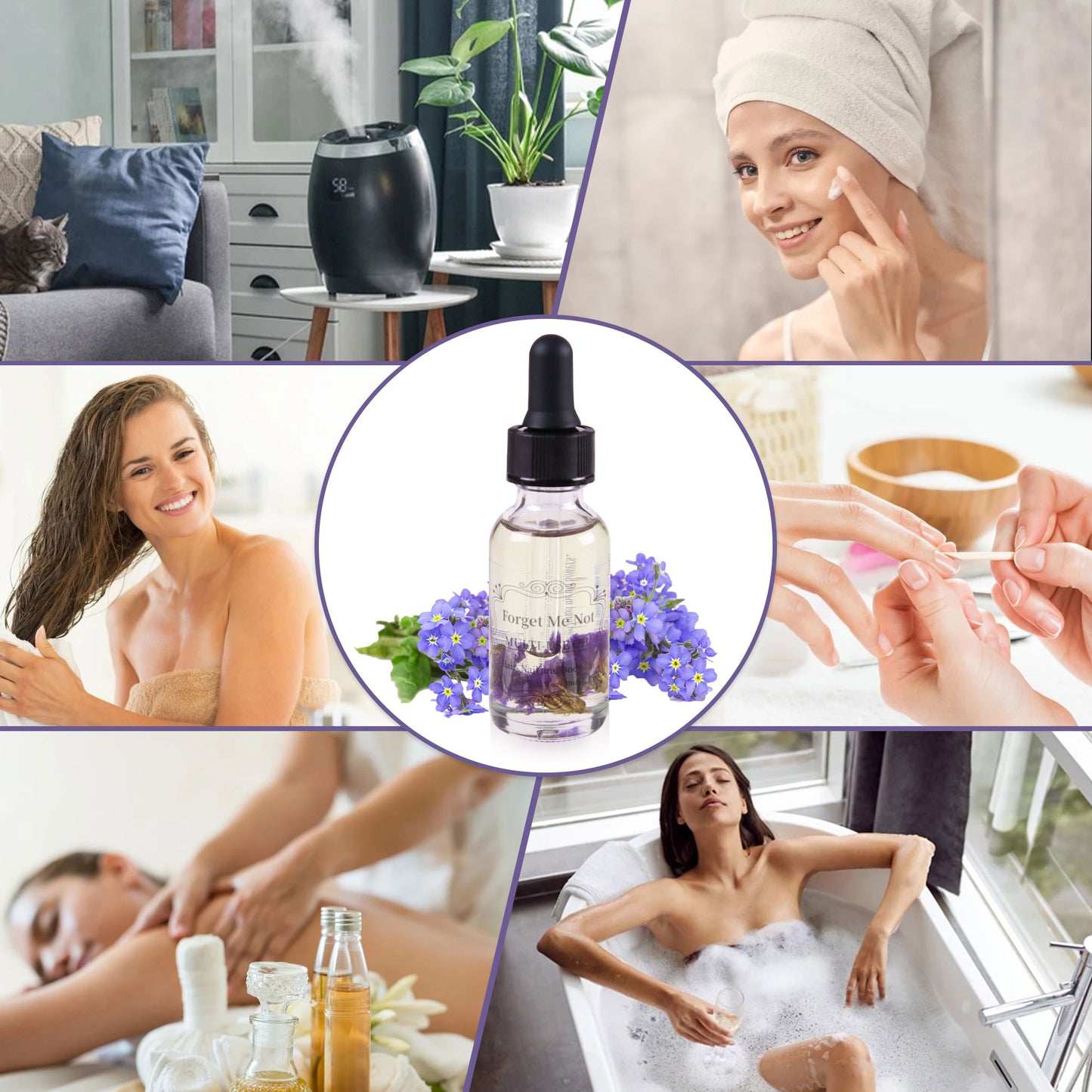 Forget Me Not Flower Multi-Use Body Oil