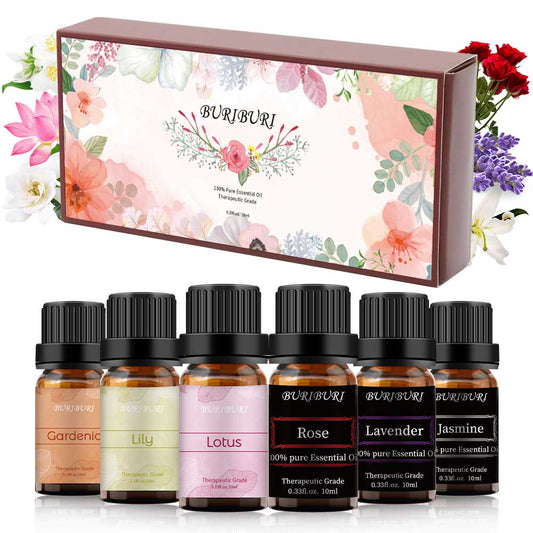 lavender rose jasmine lily lotus gardenia essential oil
