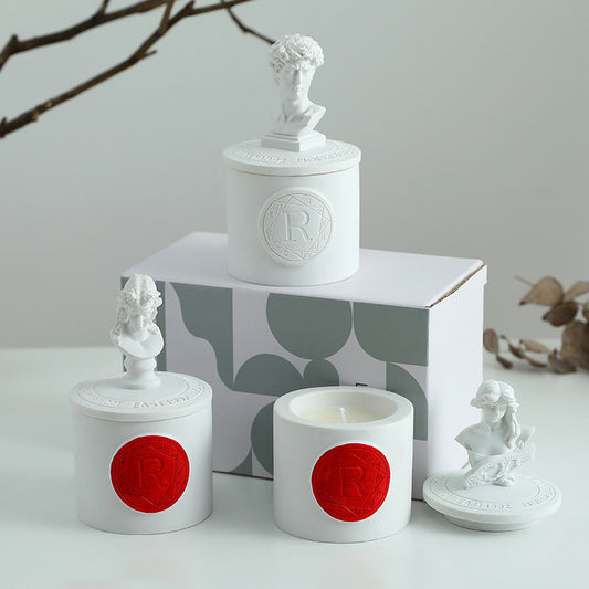 Sculpture Cup Soy Wax Natural Aroma Scented Candle