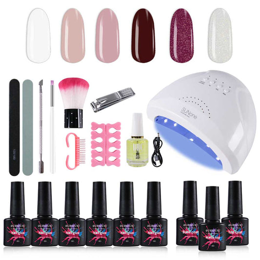 gel polish uv light kit