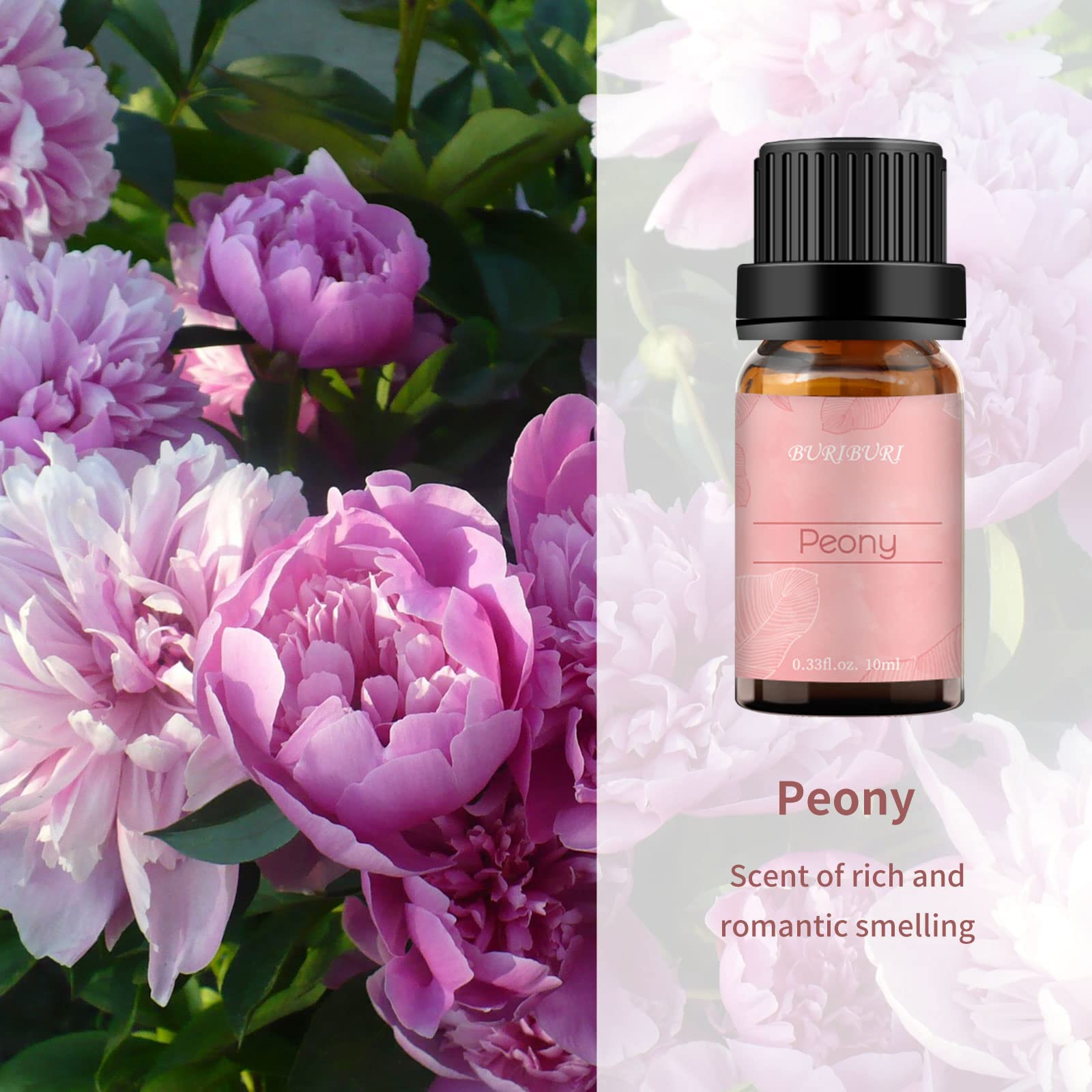 Rose and Peony Essential Oil Set 2 Pack