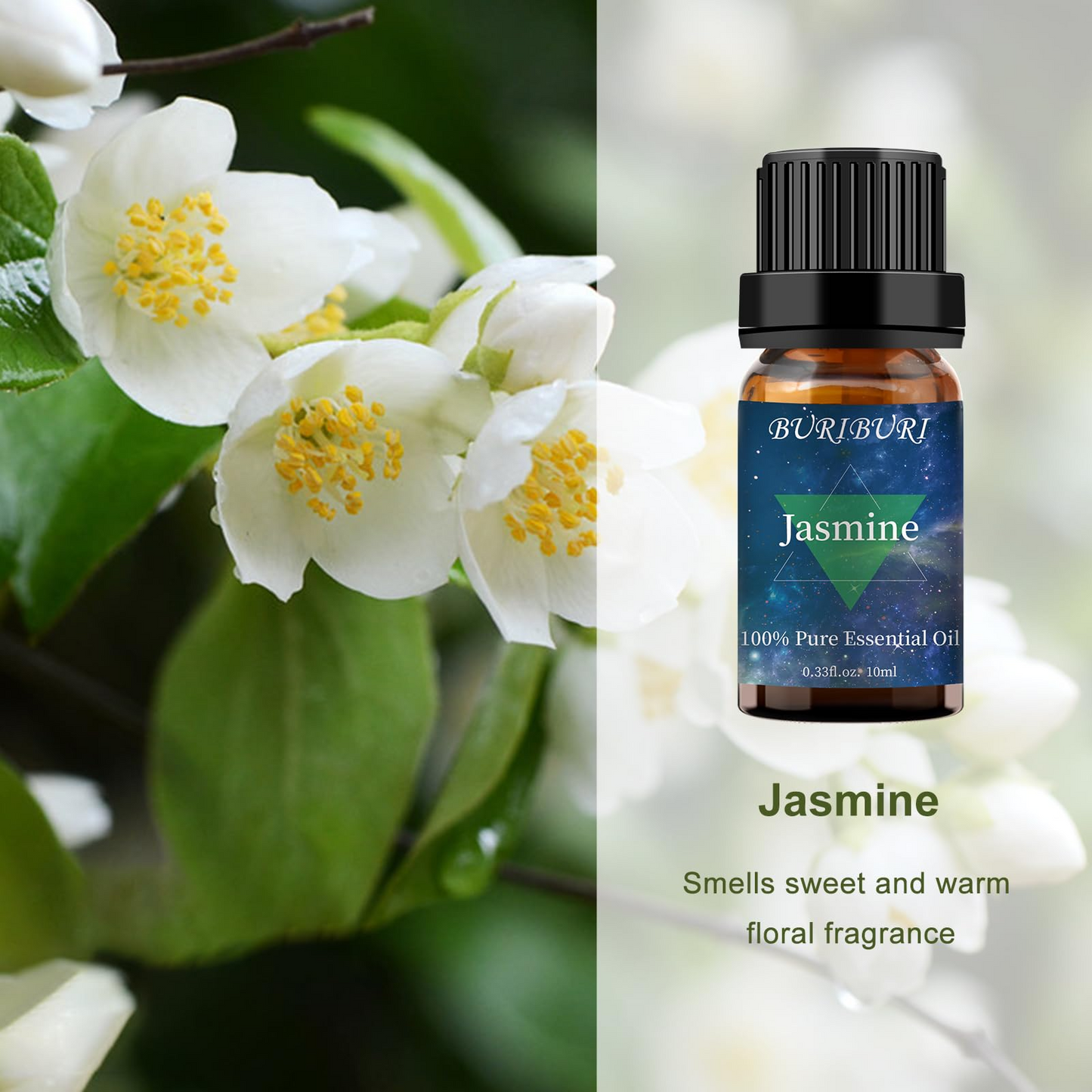 Jasmine and Gardenia Essential Oil Set 2 Pack
