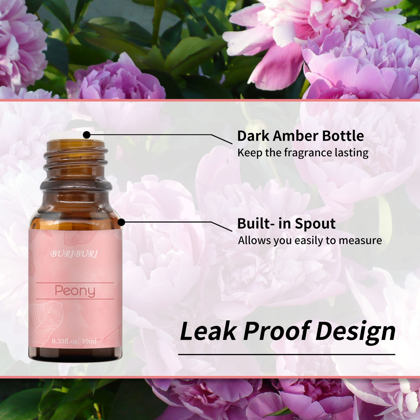 Rose and Peony Essential Oil Set 2 Pack