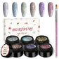 Shiny Glitter 6 Colors Set + Free 3-colors-in-1 (#31) Solid Cream Gel Polish