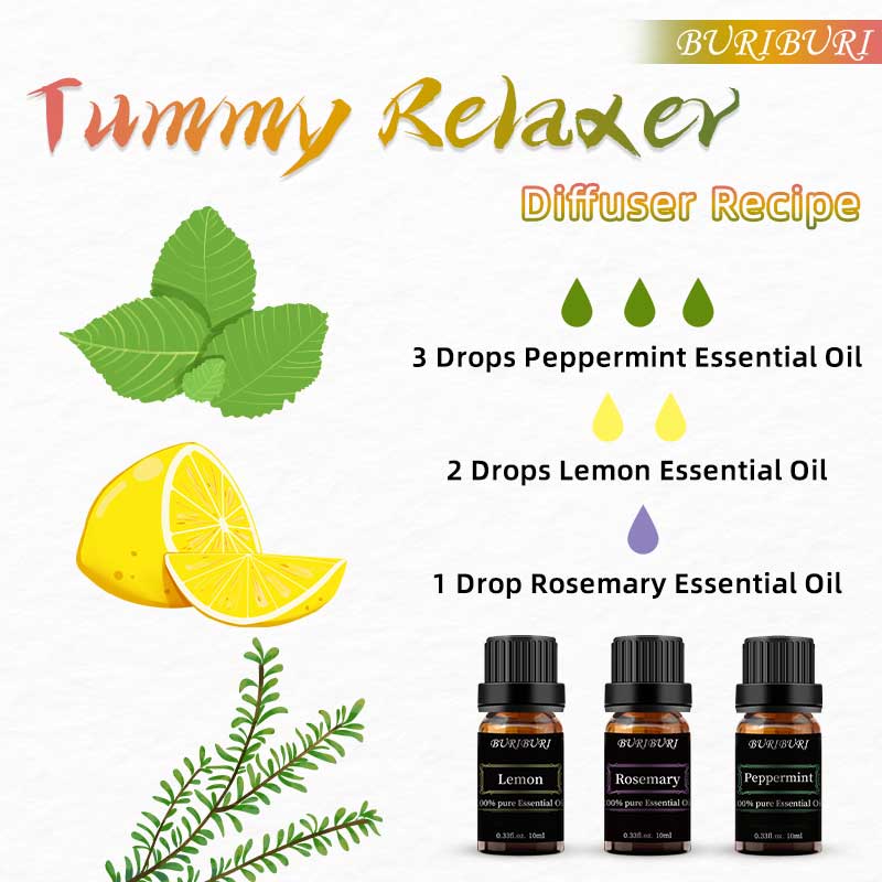 Tummy Relaxer Essential Oils Diffuser Recipe