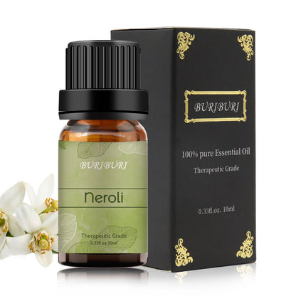 Single 10ml Natural Essential Oils for Aromatherapy, Diffuser, Spa, Massage, DIY Bath Bomb & Candle Making