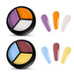 2pcs 3-Colors-in-1 Solid Cream Gel Polish 6 Colors - Earth + Jupiter