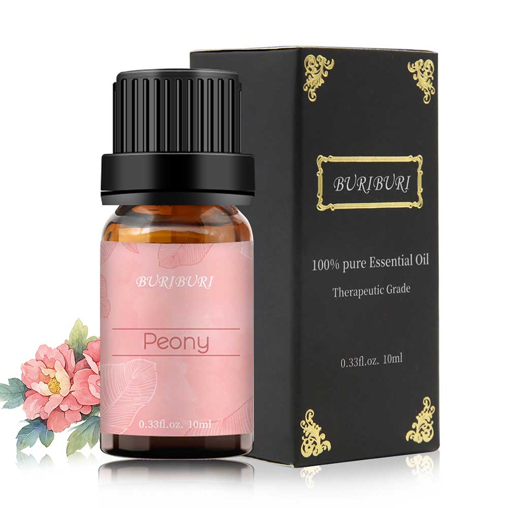 2pcs 10ml Rose + Peony Essential Oil Set