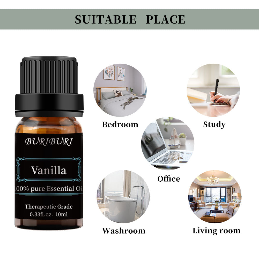 tea tree vanilla eucalyptus essential oils