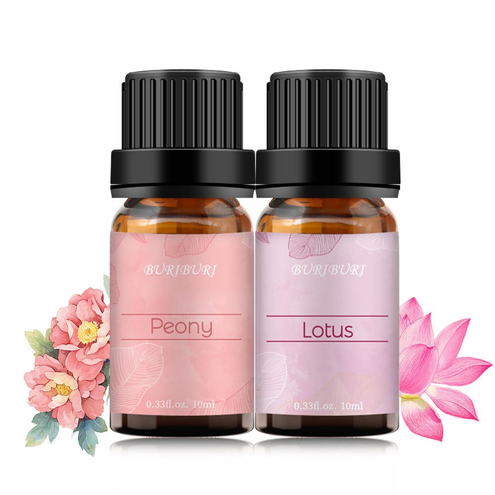 2pcs / 3pcs 10ml Natural Essential Oils Sets for Aromatherapy, Diffuser, Spa, Massage, DIY Bath Bomb & Candle Making