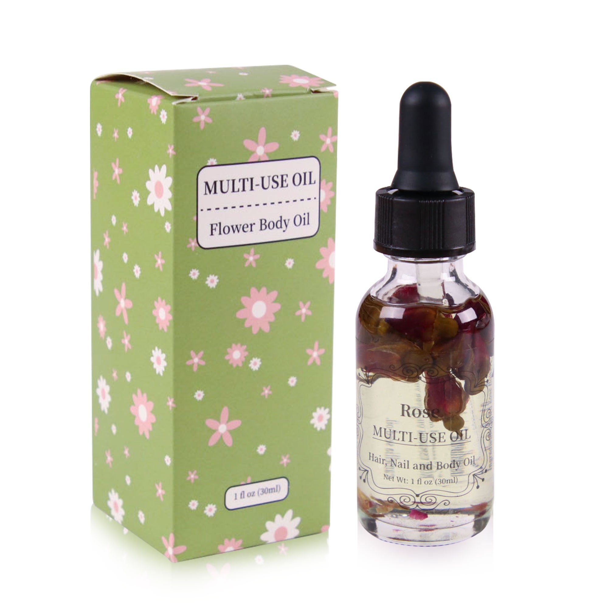 2pcs Peony + Rose Multi-Use Oil Flower Body Oils Set