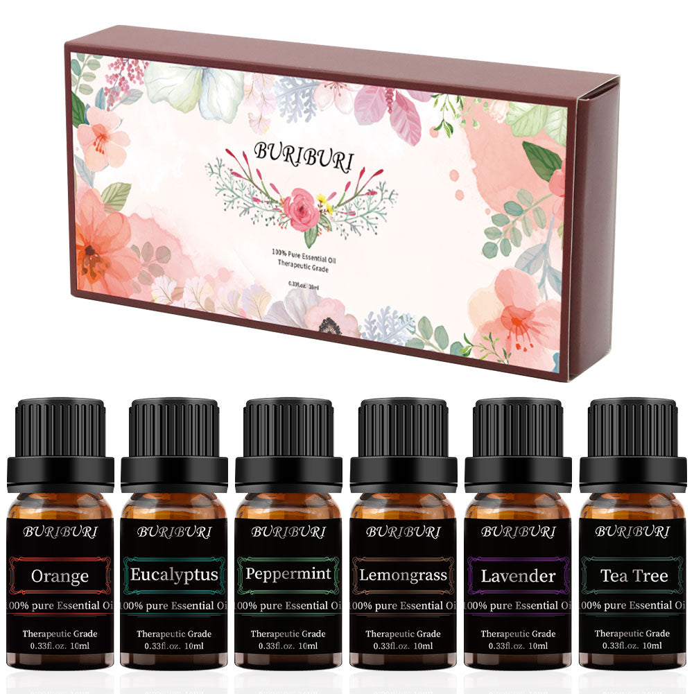 lavender orange peppermint eucalyptus lemongrass tea tree  essential oil