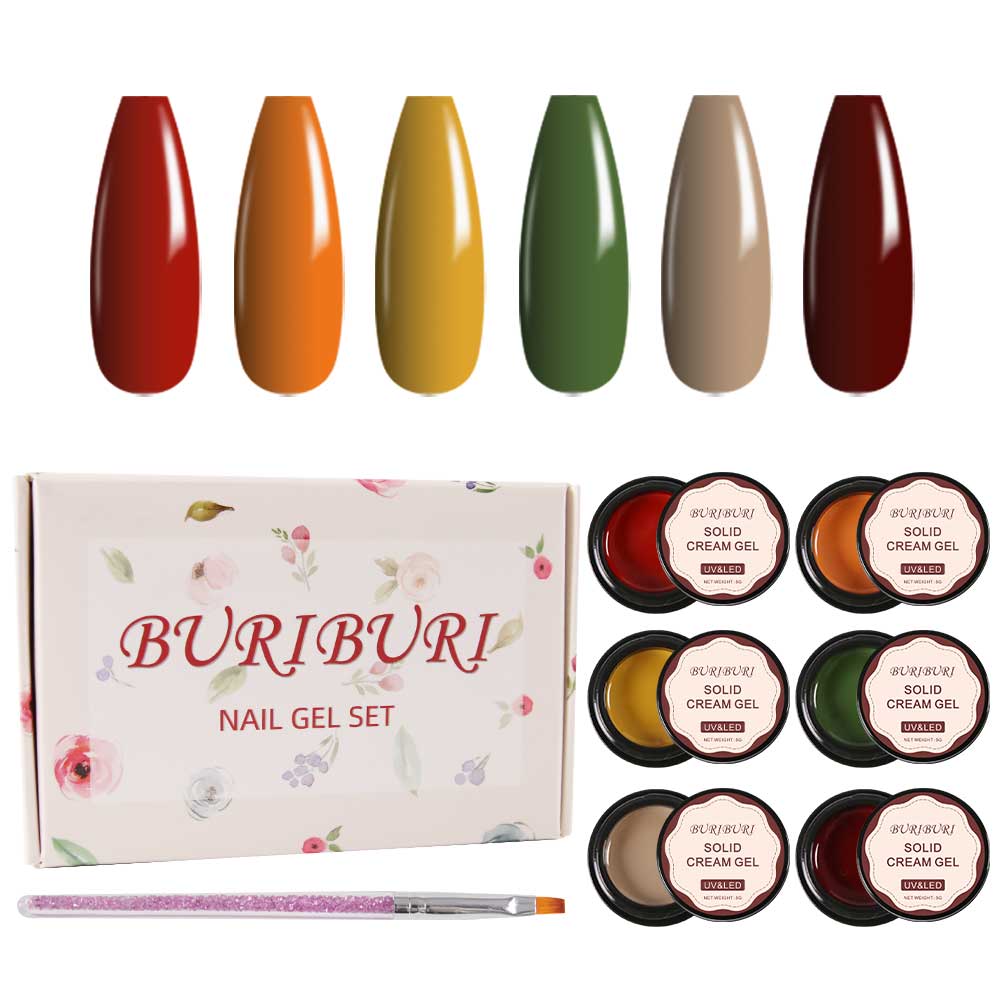 Autumn & Winter Series Solid Gel Polish Set