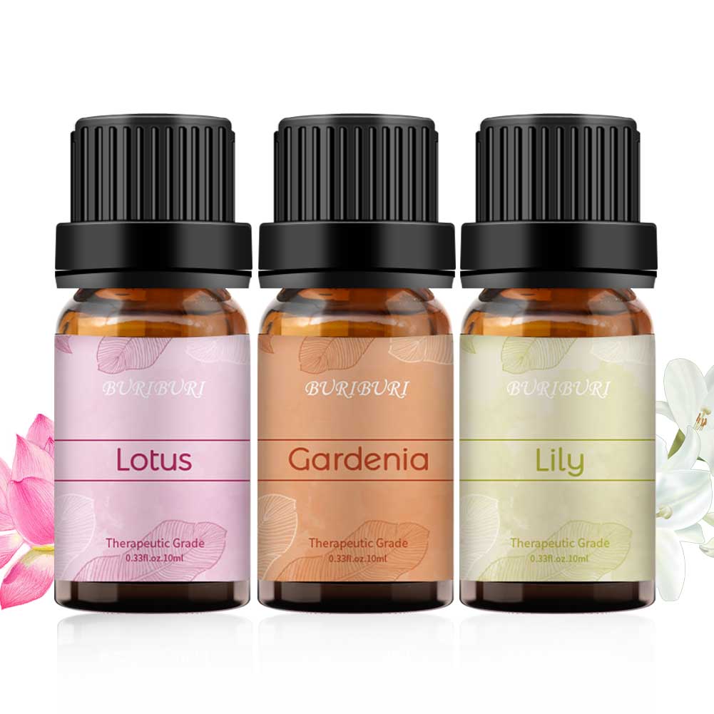 2pcs / 3pcs 10ml Natural Essential Oils Sets for Aromatherapy, Diffuser, Spa, Massage, DIY Bath Bomb & Candle Making