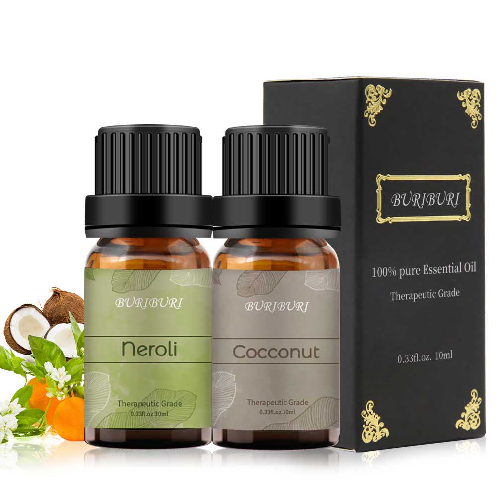 coconut neroli essential oil set