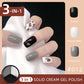 Shiny Glitter 6 Colors Set + Free 3-colors-in-1 (#12) Solid Cream Gel Polish