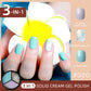 Happy Festive Color 6 Colors Set + Free 3-colors-in-1 (#20) Solid Cream Gel Polish
