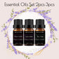 2pcs / 3pcs 10ml Natural Essential Oils Sets for Aromatherapy, Diffuser, Spa, Massage, DIY Bath Bomb & Candle Making