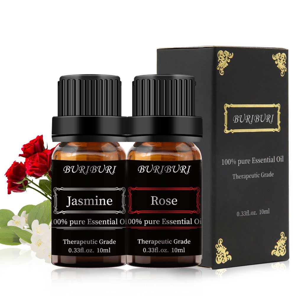 2pcs / 3pcs 10ml Natural Essential Oils Sets for Aromatherapy, Diffuser, Spa, Massage, DIY Bath Bomb & Candle Making