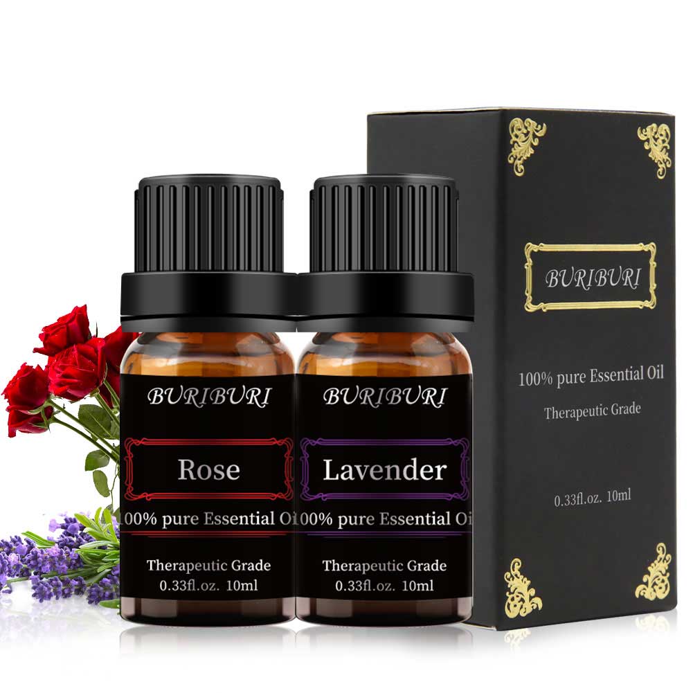 2pcs / 3pcs 10ml Natural Essential Oils Sets for Aromatherapy, Diffuser, Spa, Massage, DIY Bath Bomb & Candle Making