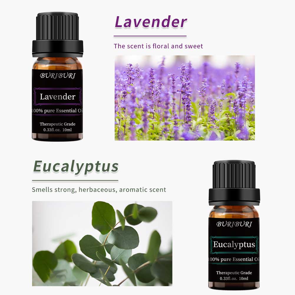lavender, peppermint, eucalyptus, tea tree, rosemary,frankincense  essential oil