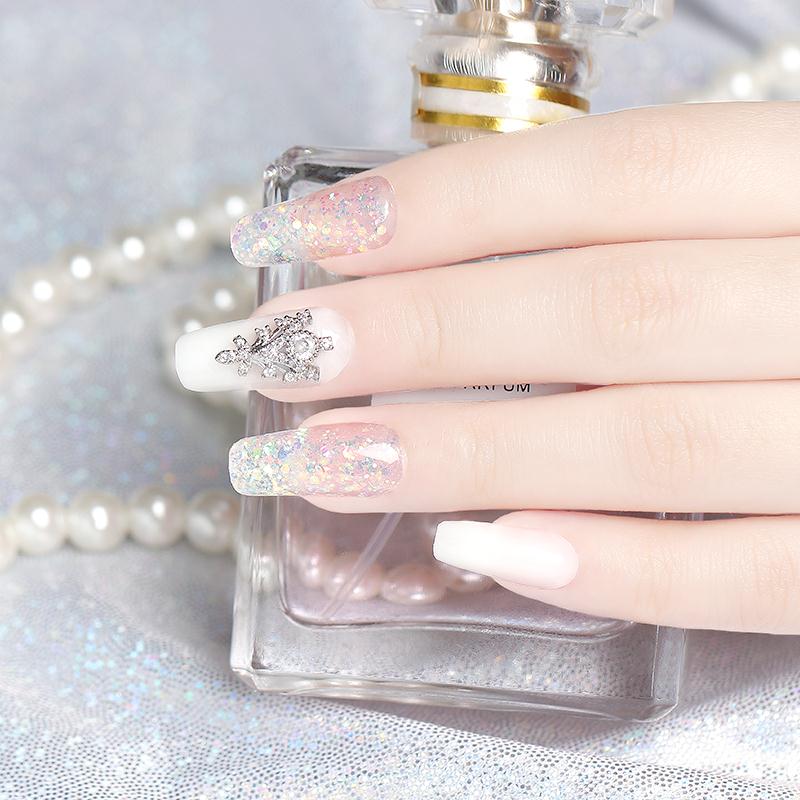 Shiny Glitter - 6 Colors Solid Cream Gel Nails Polish Set