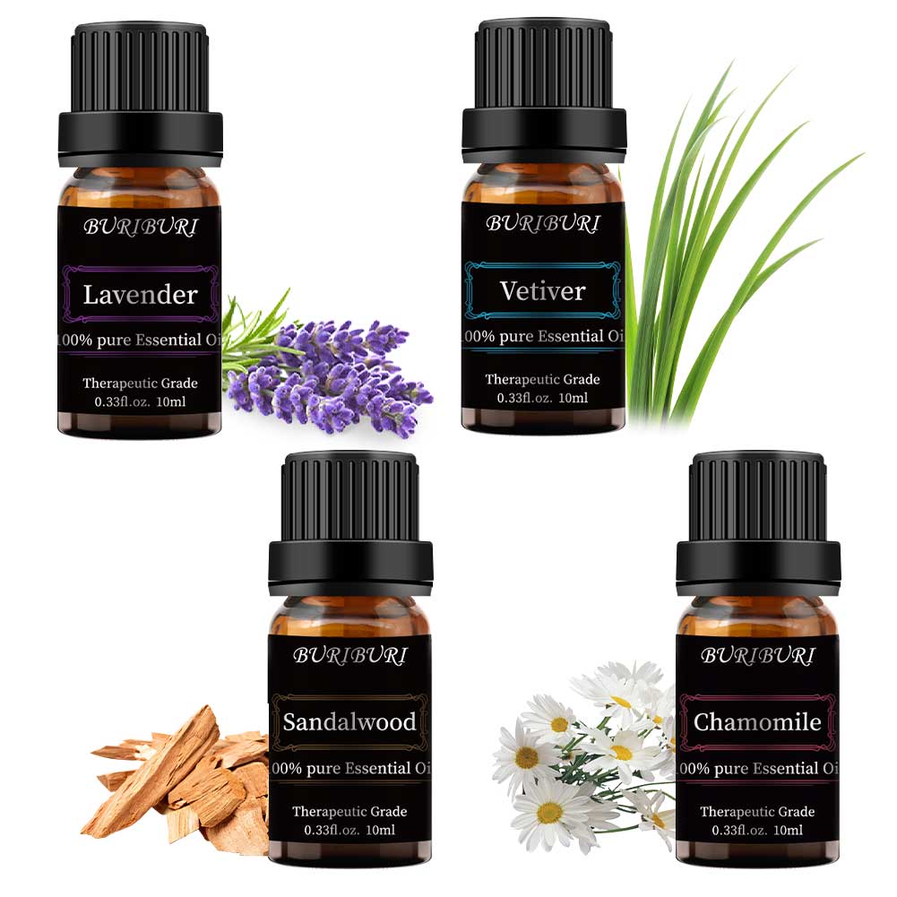 Chamomile Lavender Sandalwood Vetiver Essential Oils Diffuser Blends