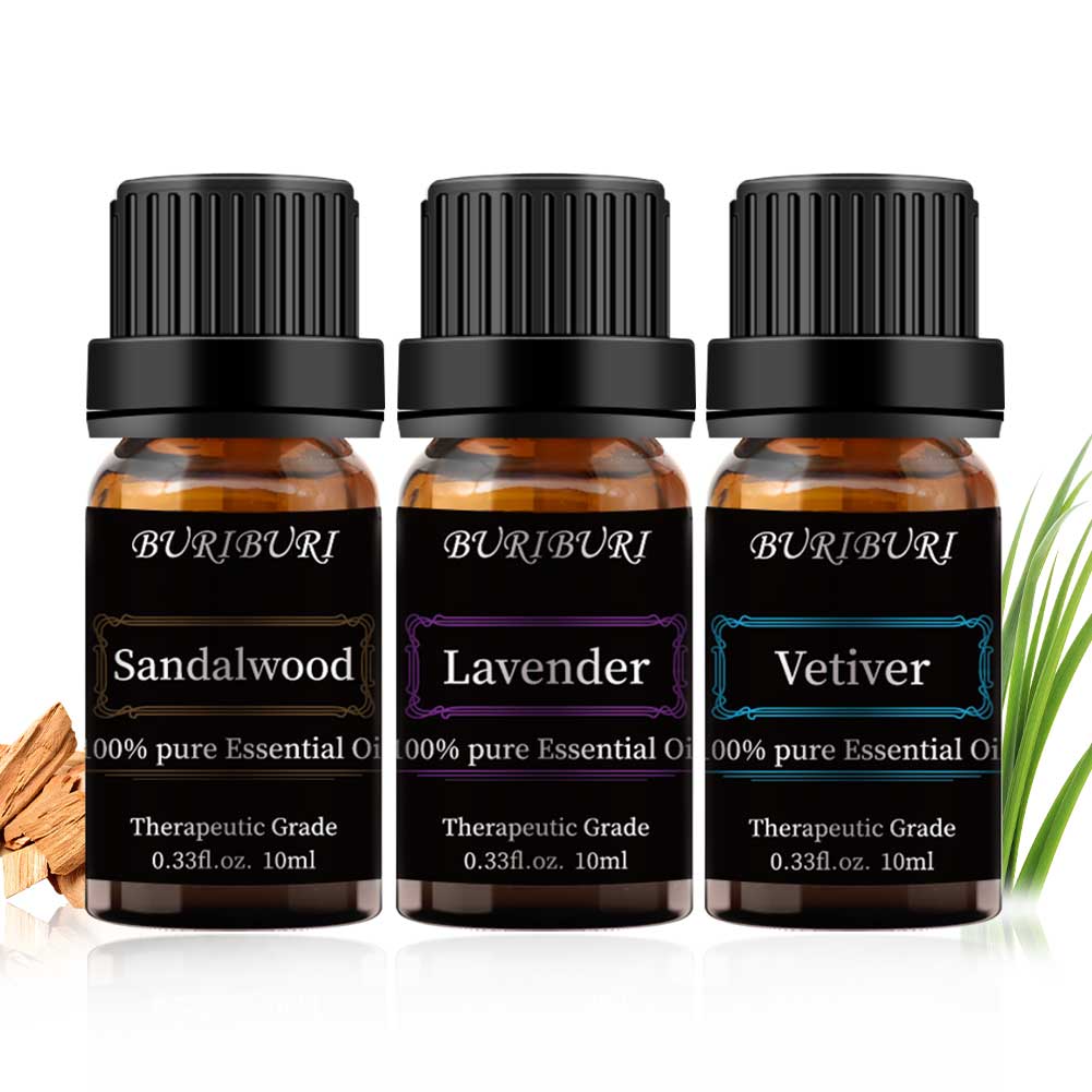 Lavender Sandalwood Vetiver Essential Oils