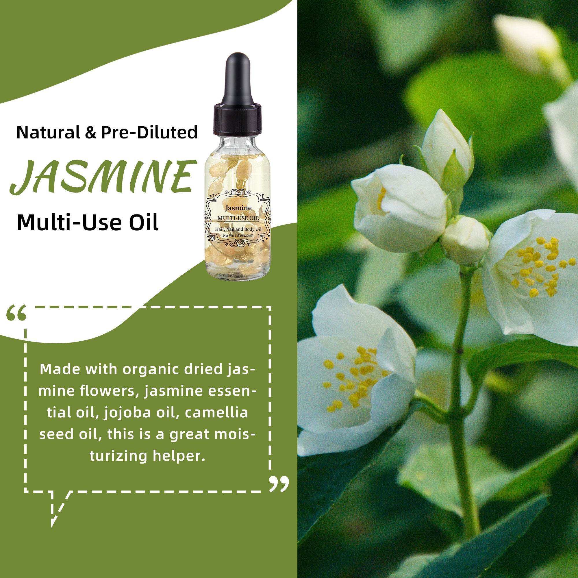 jasmine peony Multi-Use body Oil