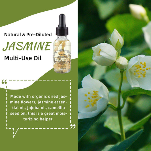 2pcs Jasmine + Forget Me Not Multi-Use Oil Flower Body Oils Set
