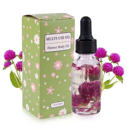Dried Folower Multi-Use Oil Natural Body Oils for Face Skin Body Hair Care