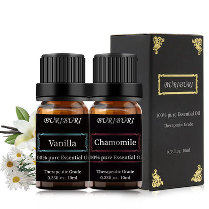 2pcs 10ml Vanilla + Chamomile Essential Oil Set