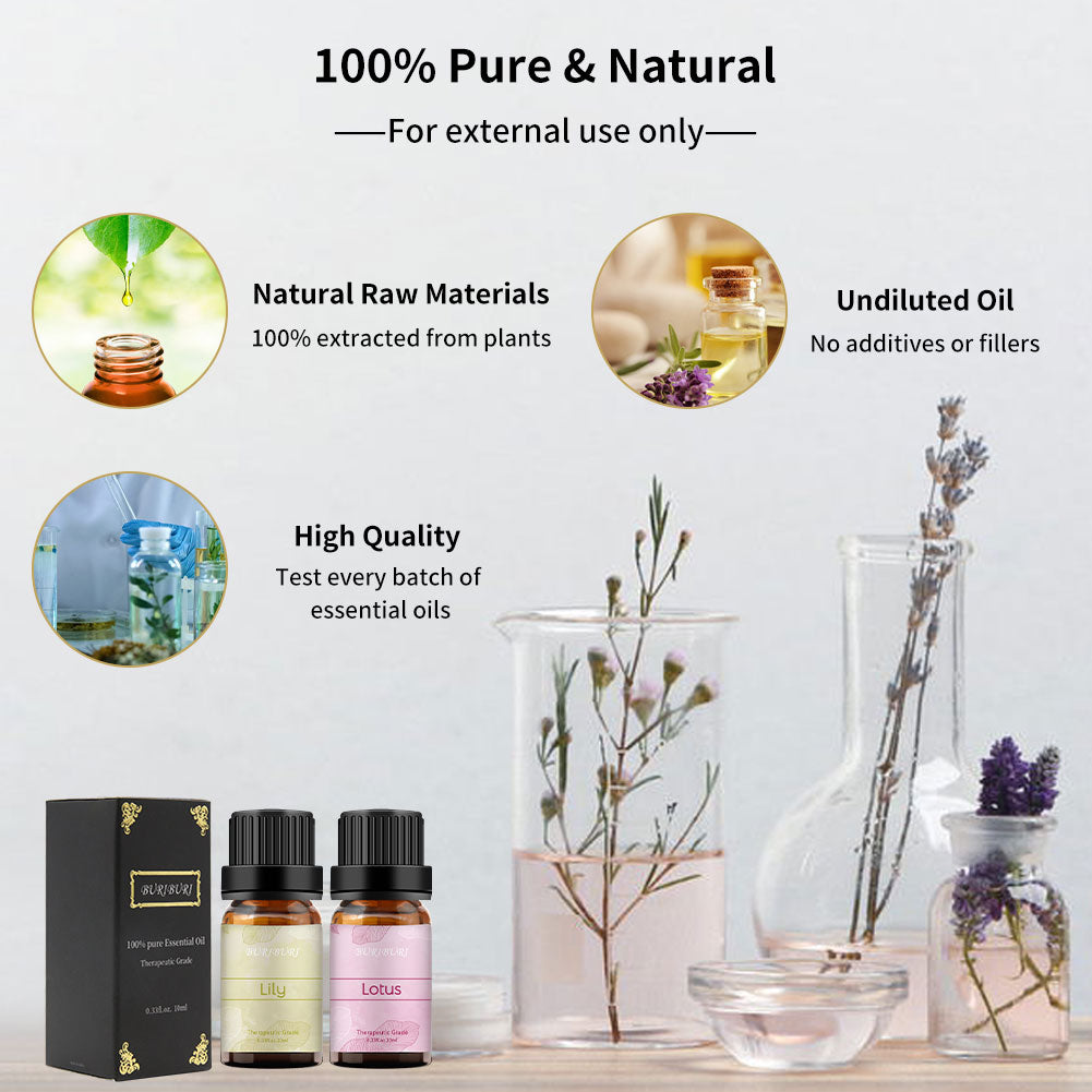 lily lotus essential oil set