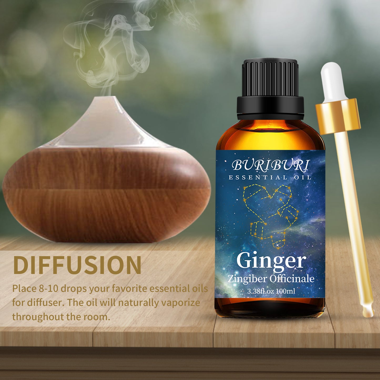 Ginger Essential Oil DIFFUSER