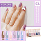 6 Colors in 1 Solid Cream Pudding Gel Nail Polish