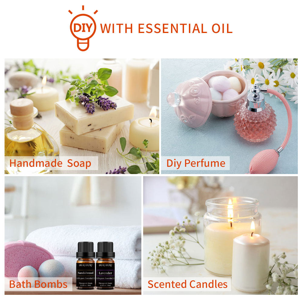 sandalwood lavender essential oil set