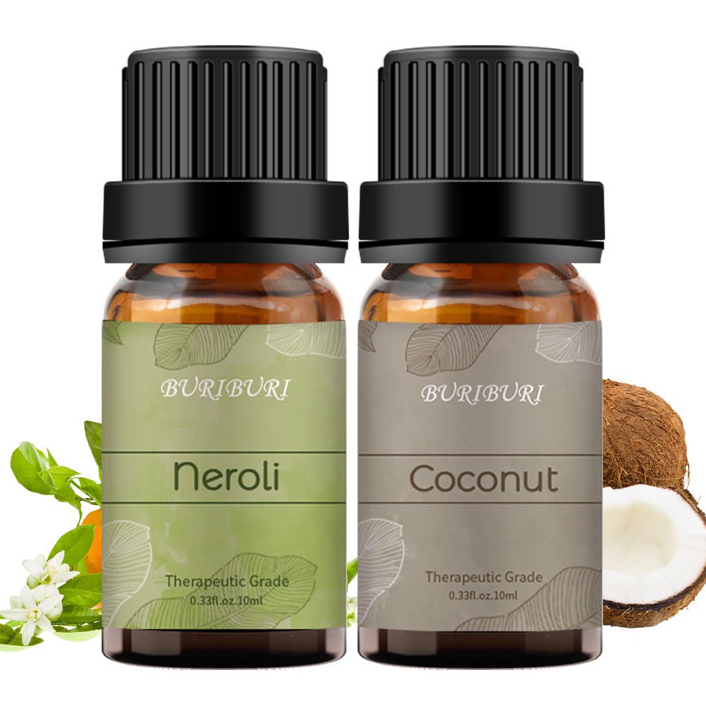 2pcs 10ml Coconut + Neroli Essential Oil Set