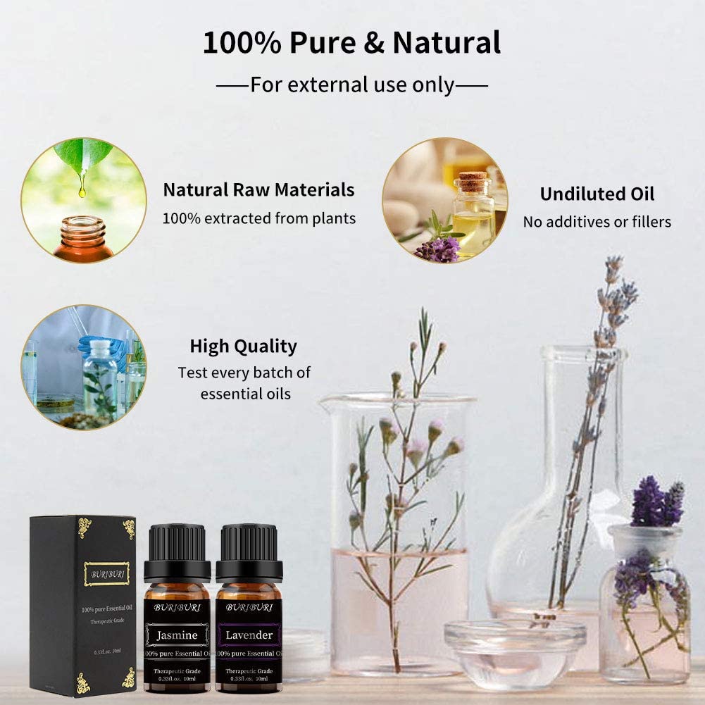 lavender jasmine essential oil set